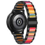 Dây đeo thay thế ba hạt thép + nhựa, Dùng cho đồng hồ thông minh Samsung 20mm, Dùng cho đồng hồ thông minh Samsung 22mm