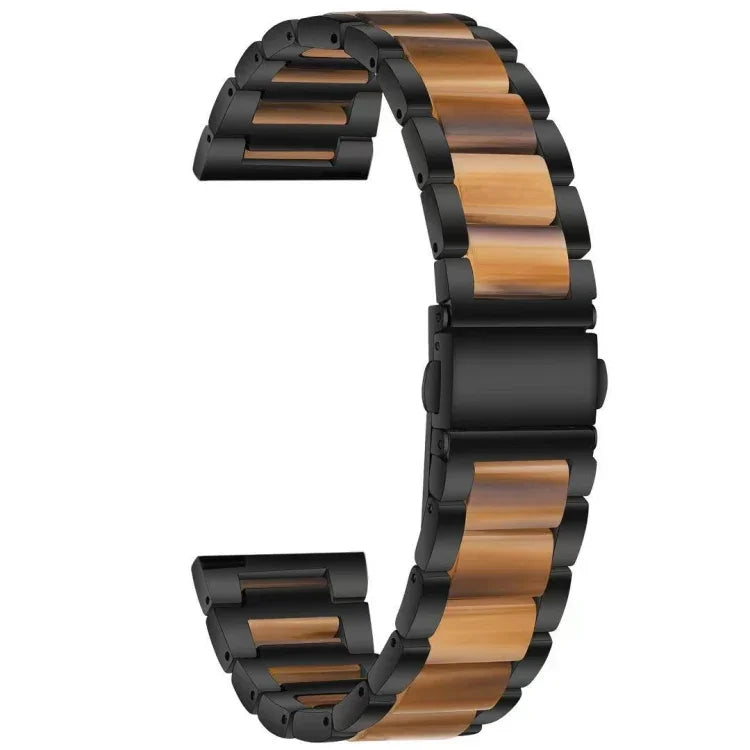 Dây đeo thay thế ba hạt thép + nhựa, Dùng cho đồng hồ thông minh Samsung 20mm, Dùng cho đồng hồ thông minh Samsung 22mm