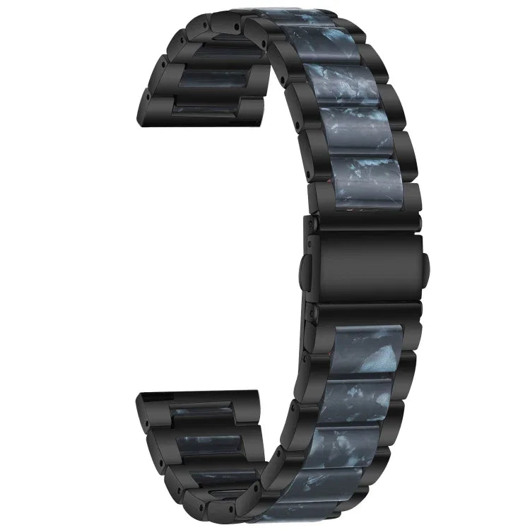 Dây đeo thay thế ba hạt thép + nhựa, Dùng cho đồng hồ thông minh Samsung 20mm, Dùng cho đồng hồ thông minh Samsung 22mm