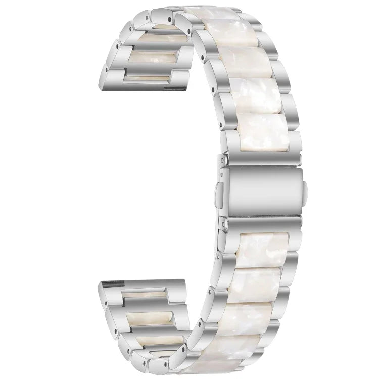 Dây đeo thay thế ba hạt thép + nhựa, Dùng cho đồng hồ thông minh Samsung 20mm, Dùng cho đồng hồ thông minh Samsung 22mm