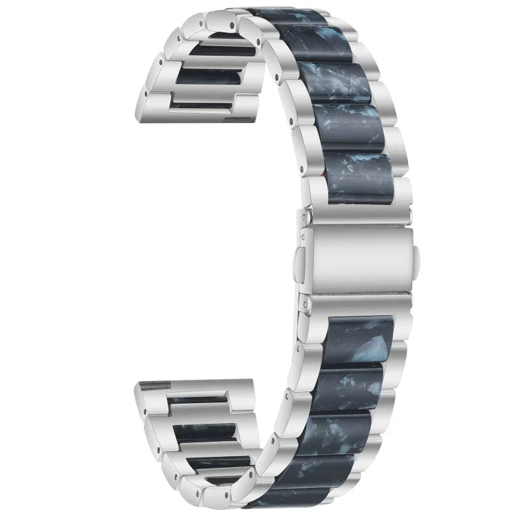 Dây đeo thay thế ba hạt thép + nhựa, Dùng cho đồng hồ thông minh Samsung 20mm, Dùng cho đồng hồ thông minh Samsung 22mm