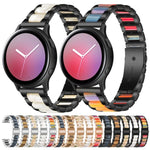 Dây đeo thay thế ba hạt thép + nhựa, Dùng cho đồng hồ thông minh Samsung 20mm, Dùng cho đồng hồ thông minh Samsung 22mm