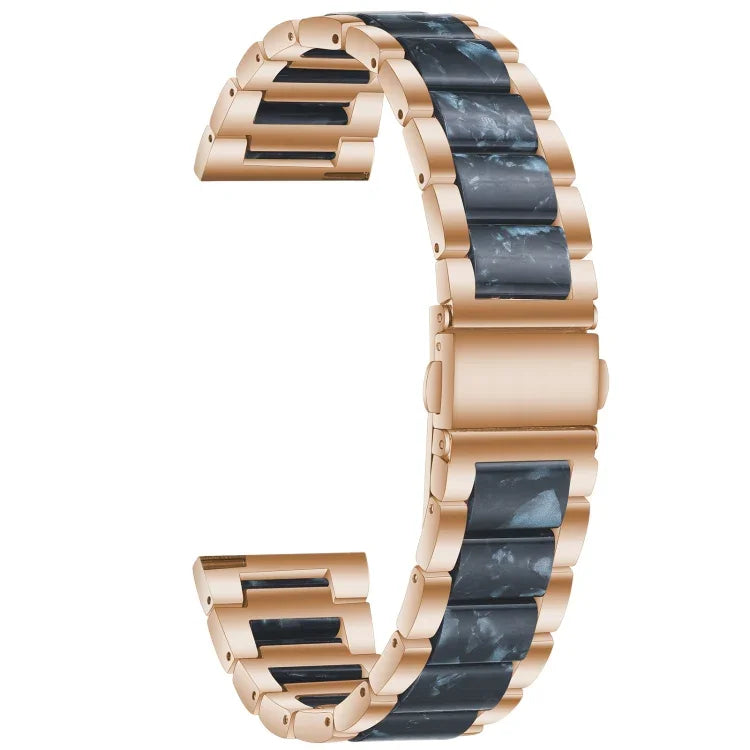 Dây đeo thay thế ba hạt thép + nhựa, Dùng cho đồng hồ thông minh Samsung 20mm, Dùng cho đồng hồ thông minh Samsung 22mm
