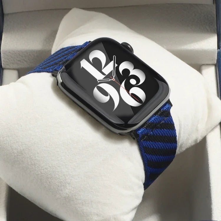 Dây đồng hồ thay thế vòng đơn nylon cho Apple Watch Series, 7 41mm / 6 & SE & 5 & 4 40mm / 3 & 2 & 1 38mm, 7 45mm / 6 & SE & 5 & 4 44mm / 3 & 2 & 1 42mm