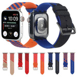 Dây đồng hồ thay thế vòng đơn nylon cho Apple Watch Series, 7 41mm / 6 & SE & 5 & 4 40mm / 3 & 2 & 1 38mm, 7 45mm / 6 & SE & 5 & 4 44mm / 3 & 2 & 1 42mm