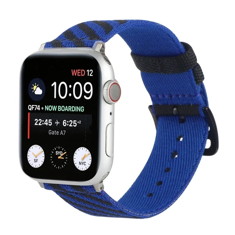 Dây đồng hồ thay thế vòng đơn nylon cho Apple Watch Series, 7 41mm / 6 & SE & 5 & 4 40mm / 3 & 2 & 1 38mm, 7 45mm / 6 & SE & 5 & 4 44mm / 3 & 2 & 1 42mm