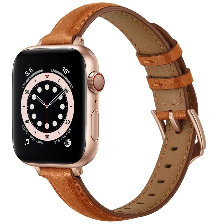 Dây đồng hồ thay thế da phong cách doanh nhân cho Apple Watch Series, 7 41mm / 6 & SE & 5 & 4 40mm / 3 & 2 & 1 38mm, 7 45mm / 6 & SE & 5 & 4 44mm / 3 & 2 & 1 42mm