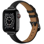 Dây đồng hồ thay thế da phong cách doanh nhân cho Apple Watch Series, 7 41mm / 6 & SE & 5 & 4 40mm / 3 & 2 & 1 38mm, 7 45mm / 6 & SE & 5 & 4 44mm / 3 & 2 & 1 42mm