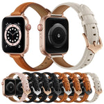 Dây đồng hồ thay thế da phong cách doanh nhân cho Apple Watch Series, 7 41mm / 6 & SE & 5 & 4 40mm / 3 & 2 & 1 38mm, 7 45mm / 6 & SE & 5 & 4 44mm / 3 & 2 & 1 42mm