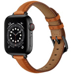 Dây đồng hồ thay thế da phong cách doanh nhân cho Apple Watch Series, 7 41mm / 6 & SE & 5 & 4 40mm / 3 & 2 & 1 38mm, 7 45mm / 6 & SE & 5 & 4 44mm / 3 & 2 & 1 42mm