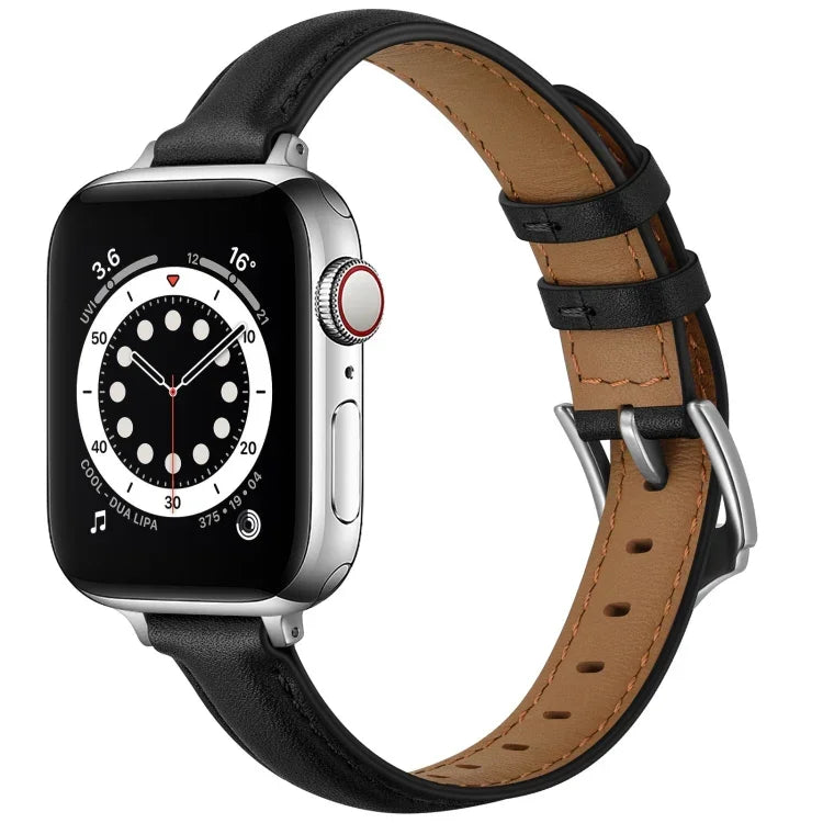 Dây đồng hồ thay thế da phong cách doanh nhân cho Apple Watch Series, 7 41mm / 6 & SE & 5 & 4 40mm / 3 & 2 & 1 38mm, 7 45mm / 6 & SE & 5 & 4 44mm / 3 & 2 & 1 42mm