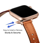 Dây đồng hồ thay thế da phong cách bầu trời sao nữ cho Apple Watch Series, 7 41mm / 6 & SE & 5 & 4 40mm / 3 & 2 & 1 38mm, 7 45mm / 6 & SE & 5 & 4 44mm / 3 & 2 & 1 42mm
