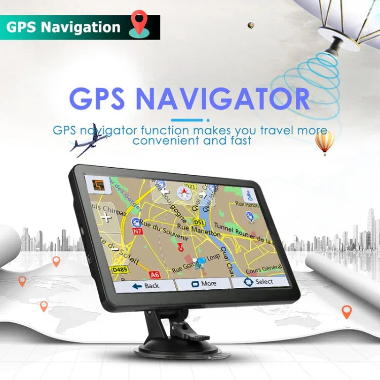 Máy định vị GPS ô tô 7 inch màn hình cảm ứng 8G+256M cấu hình cao, Thông số kỹ thuật: Bản đồ Nga + Belarus + Ukraine, Bản đồ Nga + Belarus + Ukraine