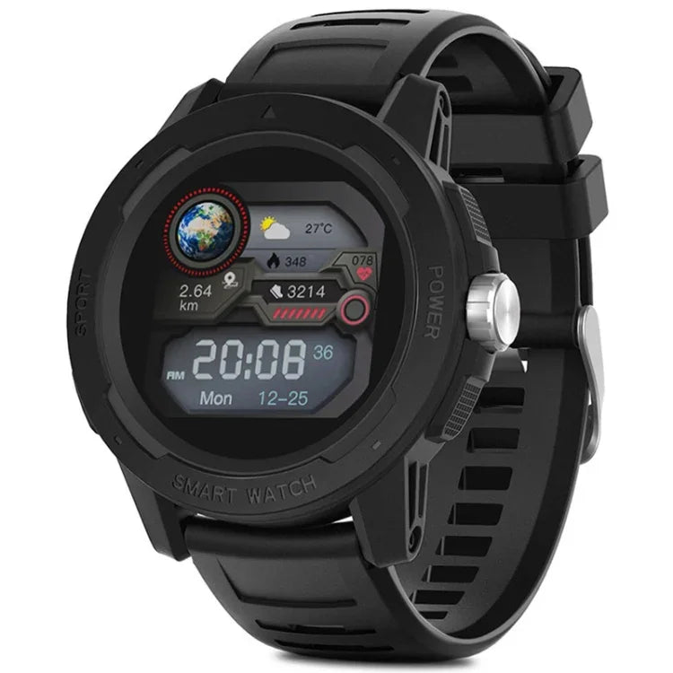 Đồng hồ thông minh thể thao ngoài trời NORTH EDGE Mars 2 màn hình cảm ứng đầy đủ 1.4 inch Bluetooth, hỗ trợ đo nhịp tim / giấc ngủ / huyết áp / oxy trong máu & điều khiển camera từ xa & 7 chế độ thể thao