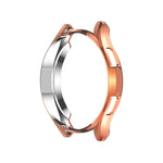 Ốp bảo vệ TPU mạ điện rỗng nửa bao, cho Samsung Galaxy Watch4 Classic 42mm, cho Samsung Galaxy Watch4 Classic 46mm