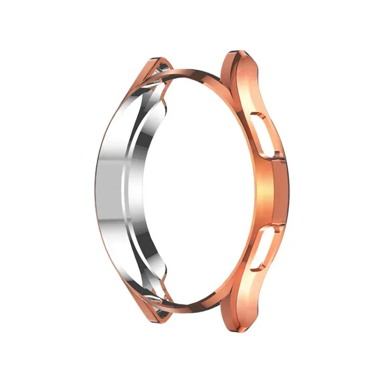 Ốp bảo vệ TPU mạ điện rỗng nửa bao, cho Samsung Galaxy Watch4 Classic 42mm, cho Samsung Galaxy Watch4 Classic 46mm