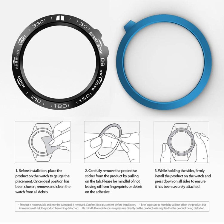 Smart Watch Steel Bezel Ring, B Version, For Garmin Fenix 3/3 HR, For Garmin Fenix 5X/5X Plus, For Garmin Fenix 5, For Garmin Fenix 6/6 Pro/ 6 Sapphire