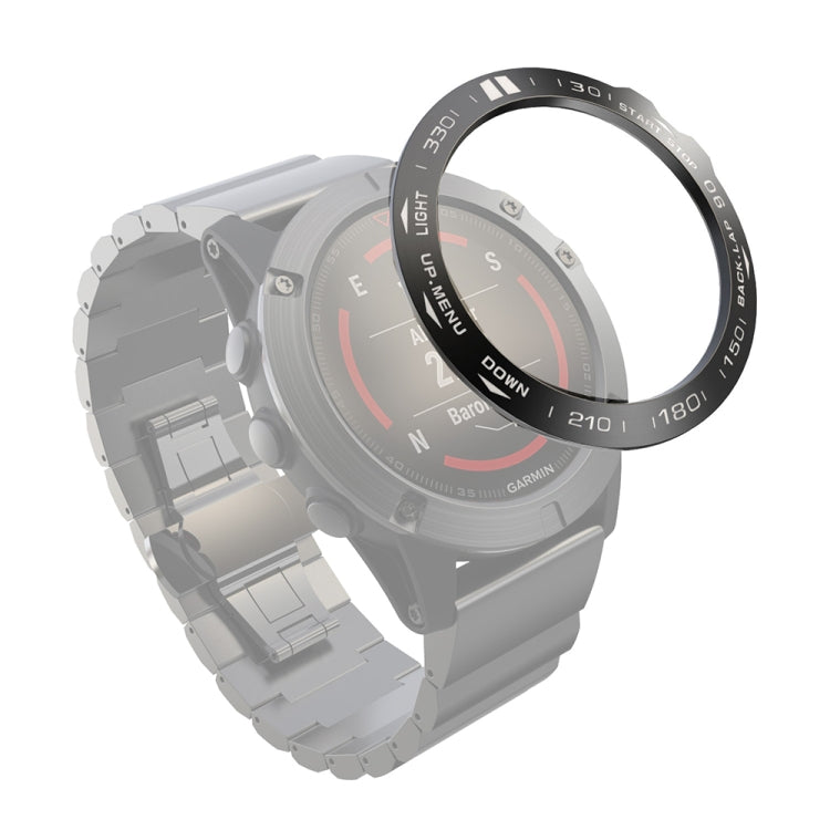 Smart Watch Steel Bezel Ring, B Version, For Garmin Fenix 3/3 HR, For Garmin Fenix 5X/5X Plus, For Garmin Fenix 5, For Garmin Fenix 6/6 Pro/ 6 Sapphire