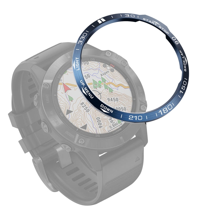 Smart Watch Steel Bezel Ring, B Version, For Garmin Fenix 3/3 HR, For Garmin Fenix 5X/5X Plus, For Garmin Fenix 5, For Garmin Fenix 6/6 Pro/ 6 Sapphire