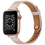 Dây đồng hồ thay thế bằng da kiểu Couple 14mm cho Apple Watch Series, 7 41mm / 6 & SE & 5 & 4 40mm / 3 & 2 & 1 38mm, 7 45mm / 6 & SE & 5 & 4 44mm / 3 & 2 & 1 42mm