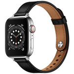 Dây đồng hồ thay thế bằng da kiểu Couple 14mm cho Apple Watch Series, 7 41mm / 6 & SE & 5 & 4 40mm / 3 & 2 & 1 38mm, 7 45mm / 6 & SE & 5 & 4 44mm / 3 & 2 & 1 42mm