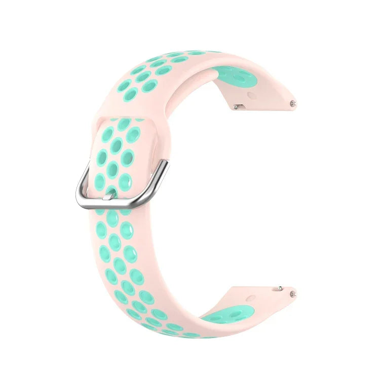 Dây đồng hồ thay thế silicone hai màu, cho Samsung Galaxy Watch4 40mm, cho Samsung Galaxy Watch4 44mm, cho Samsung Galaxy Watch4 Classic 42mm