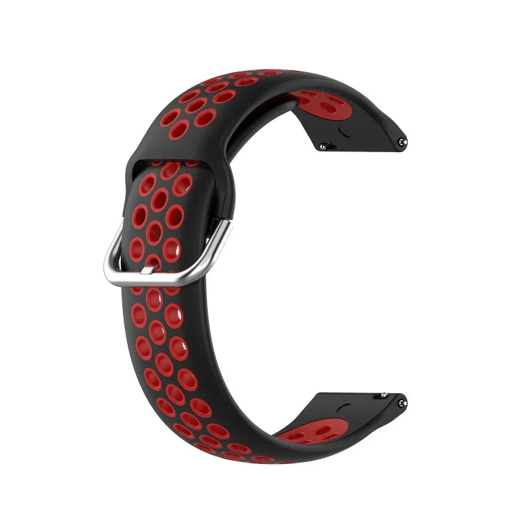 Dây đeo thay thế silicone hai màu cho Samsung Galaxy Watch4 Classic 46mm