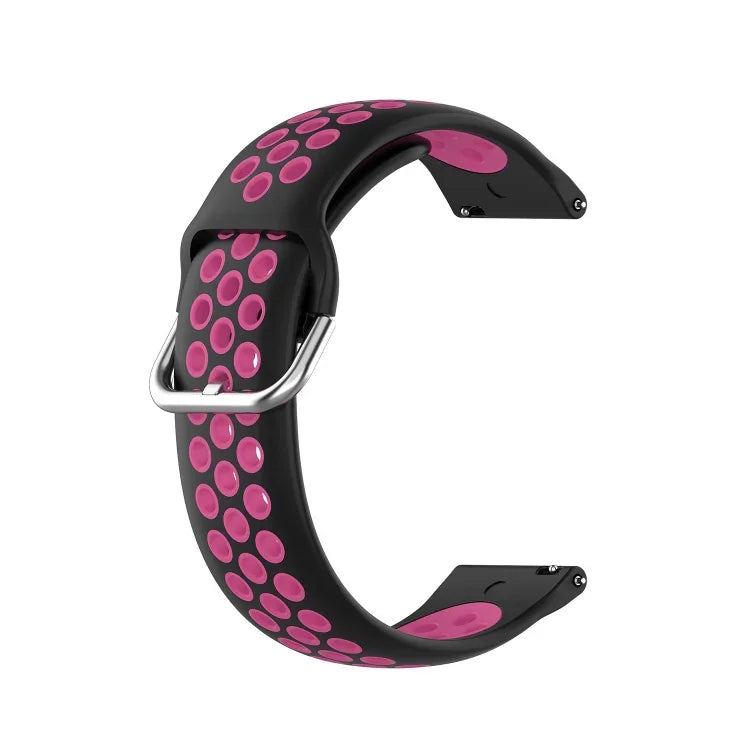 Dây đeo thay thế silicone hai màu cho Samsung Galaxy Watch4 Classic 46mm