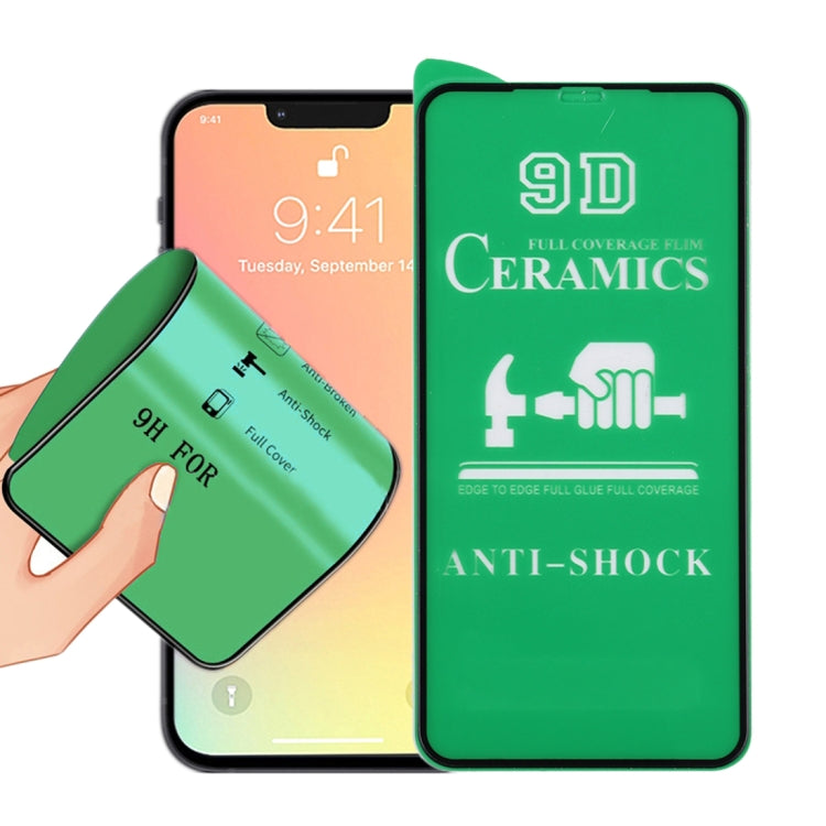 Miếng dán gốm 9D bảo vệ toàn màn hình keo dán đầy đủ cho iPhone 17e / 16e / 14 / 13 / 13 Pro, cho iPhone 13 mini (1 cái), cho iPhone 16e / 13 / 13 Pro (1 cái), cho iPhone 13 Pro Max (1 cái)
