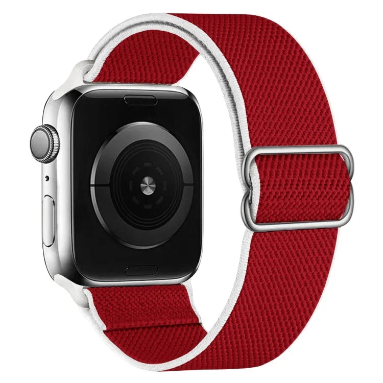 Dây đồng hồ thay thế nylon đàn hồi cao cho Apple Watch Series, 7 41mm / 6 & SE & 5 & 4 40mm / 3 & 2 & 1 38mm, 7 45mm / 6 & SE & 5 & 4 44mm / 3 & 2 & 1 42mm