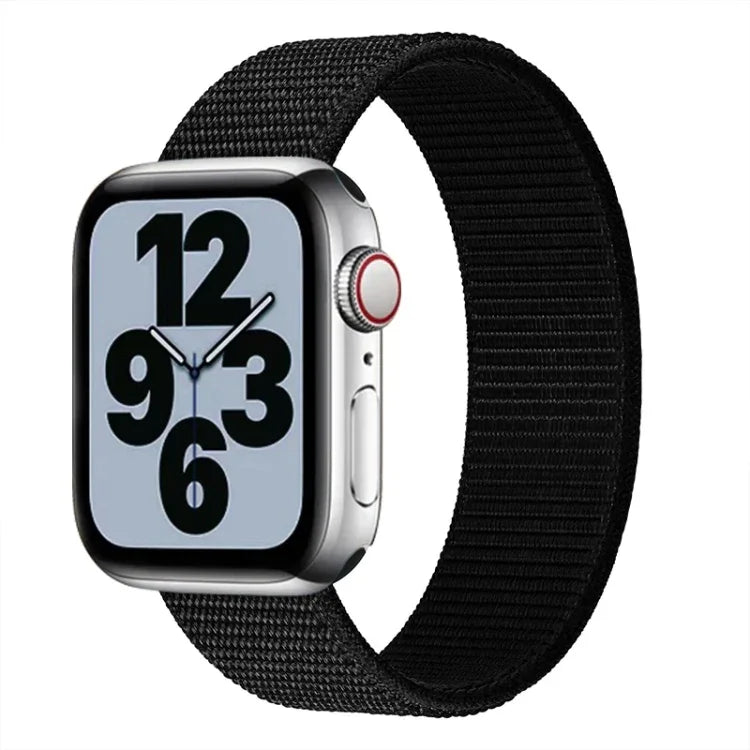 Dây đồng hồ thay thế nylon một vòng, kích thước: S 135mm cho Apple Watch Series 6 & SE & 5 & 4 40mm / 3 & 2 & 1 38mm, S 135mm 40mm / 38mm