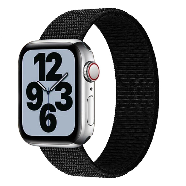 Dây đồng hồ thay thế nylon một vòng, kích thước: S 135mm cho Apple Watch Series 6 & SE & 5 & 4 40mm / 3 & 2 & 1 38mm, S 135mm 40mm / 38mm