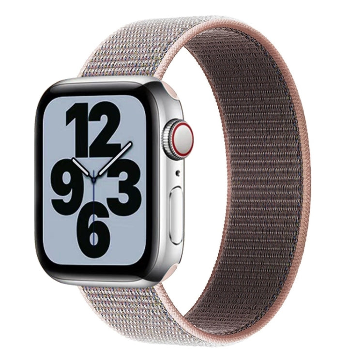 Dây đồng hồ thay thế nylon một vòng, kích thước: S 135mm cho Apple Watch Series 6 & SE & 5 & 4 40mm / 3 & 2 & 1 38mm, S 135mm 40mm / 38mm