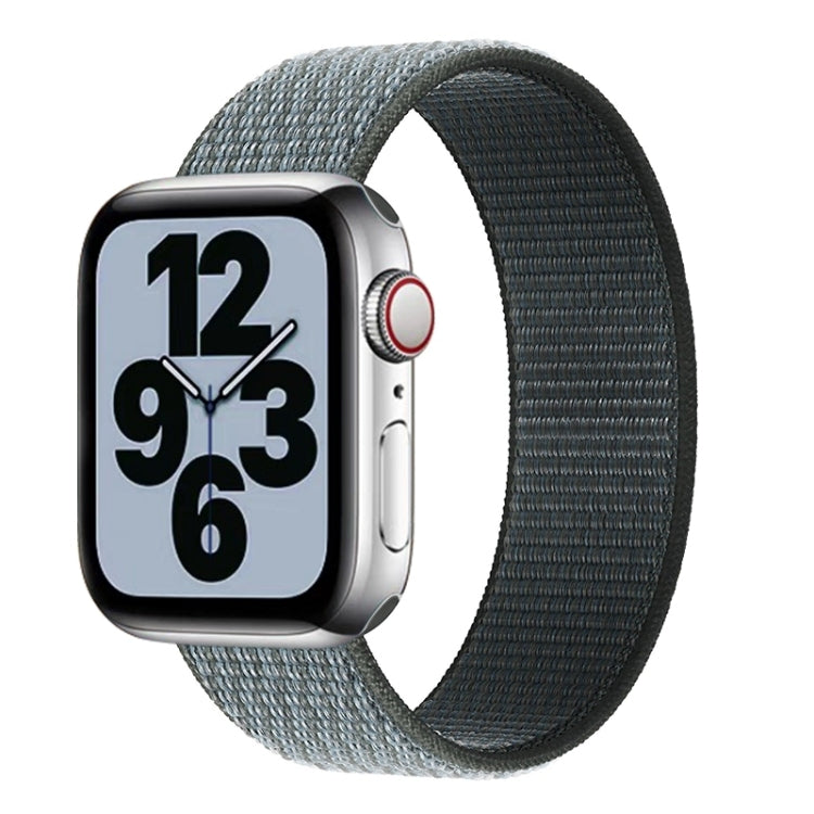 Dây đồng hồ thay thế nylon một vòng, kích thước: S 135mm cho Apple Watch Series 6 & SE & 5 & 4 40mm / 3 & 2 & 1 38mm, S 135mm 40mm / 38mm