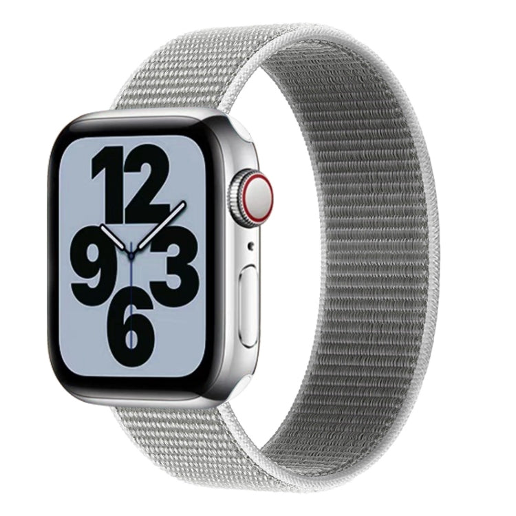 Dây đồng hồ thay thế nylon một vòng, kích thước: S 135mm cho Apple Watch Series 6 & SE & 5 & 4 40mm / 3 & 2 & 1 38mm, S 135mm 40mm / 38mm