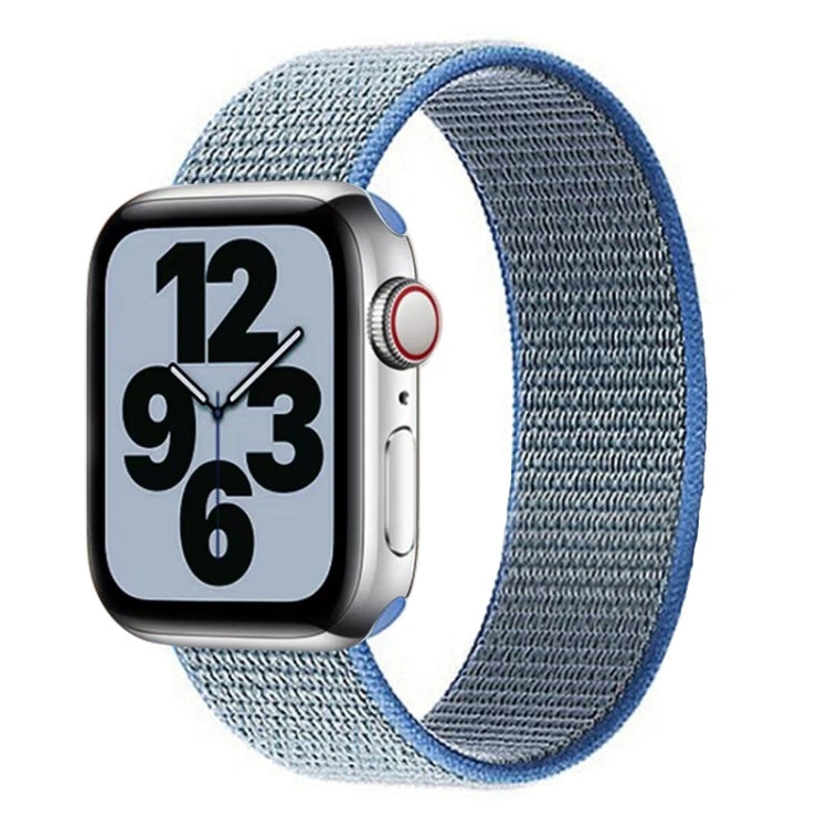 Dây đồng hồ thay thế nylon một vòng, kích thước: S 135mm cho Apple Watch Series 6 & SE & 5 & 4 40mm / 3 & 2 & 1 38mm, S 135mm 40mm / 38mm