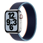 Dây đồng hồ thay thế nylon một vòng, kích thước: S 135mm cho Apple Watch Series 6 & SE & 5 & 4 40mm / 3 & 2 & 1 38mm, S 135mm 40mm / 38mm