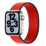 Dây đồng hồ thay thế nylon một vòng, kích thước: S 135mm cho Apple Watch Series 6 & SE & 5 & 4 40mm / 3 & 2 & 1 38mm, S 135mm 40mm / 38mm