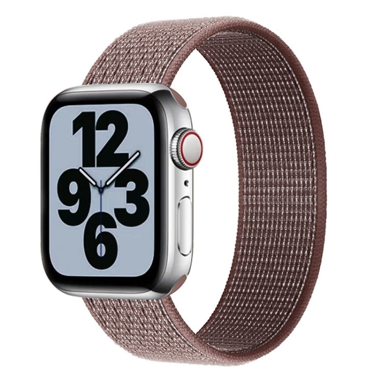 Dây đồng hồ thay thế nylon một vòng, kích thước: S 135mm cho Apple Watch Series 6 & SE & 5 & 4 40mm / 3 & 2 & 1 38mm, S 135mm 40mm / 38mm