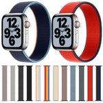 Dây đồng hồ thay thế nylon một vòng, kích thước: S 135mm cho Apple Watch Series 6 & SE & 5 & 4 40mm / 3 & 2 & 1 38mm, S 135mm 40mm / 38mm