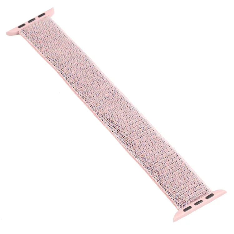 Dây đồng hồ thay thế nylon một vòng, kích thước: S 135mm cho Apple Watch Series 6 & SE & 5 & 4 40mm / 3 & 2 & 1 38mm, S 135mm 40mm / 38mm