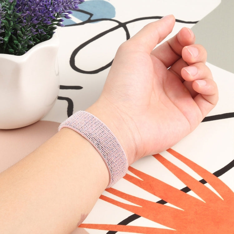 Dây đồng hồ thay thế nylon một vòng, kích thước: S 135mm cho Apple Watch Series 6 & SE & 5 & 4 40mm / 3 & 2 & 1 38mm, S 135mm 40mm / 38mm