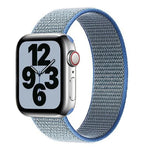 Dây đồng hồ thay thế nylon một vòng, kích thước: L 165mm cho Apple Watch Series 6 & SE & 5 & 4 44mm / 3 & 2 & 1 42mm, L 165mm 44mm / 42mm