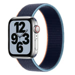 Dây đồng hồ thay thế nylon một vòng, kích thước: L 165mm cho Apple Watch Series 6 & SE & 5 & 4 44mm / 3 & 2 & 1 42mm, L 165mm 44mm / 42mm