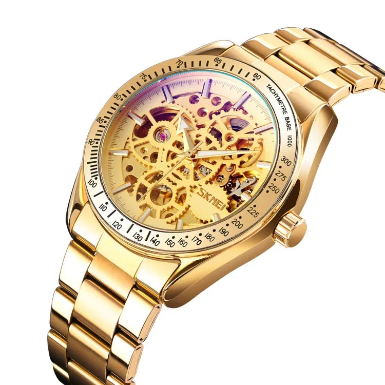 SKMEI 9194 Men Mechanical Gear Dial Automatic Mechanical Watch