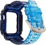 Dây ốp TPU tích hợp chuyển màu cho Apple Watch Series 9 / 8 / 7 45mm / 6 / 5 / 4 / Watch SE 44mm / Watch 42mm, cho Apple Watch Series 9 / 8 / 7 45mm / 6 / 5 / 4 / Watch SE 44mm / Watch 42mm