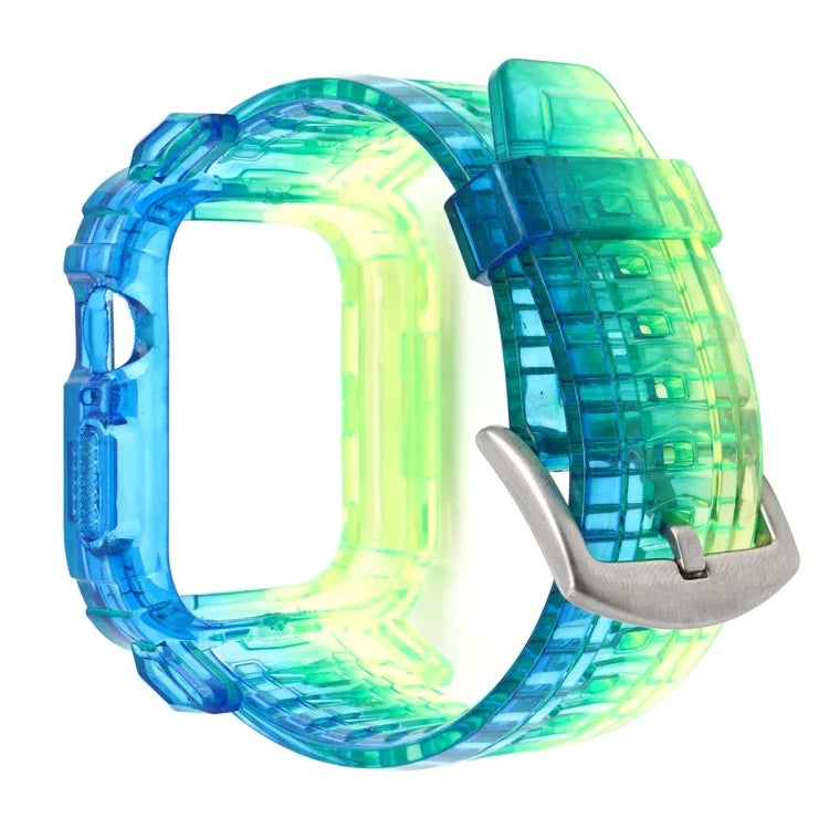 Dây ốp TPU tích hợp chuyển màu cho Apple Watch Series 9 / 8 / 7 45mm / 6 / 5 / 4 / Watch SE 44mm / Watch 42mm, cho Apple Watch Series 9 / 8 / 7 45mm / 6 / 5 / 4 / Watch SE 44mm / Watch 42mm