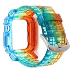 Dây ốp TPU tích hợp chuyển màu cho Apple Watch Series 9 / 8 / 7 45mm / 6 / 5 / 4 / Watch SE 44mm / Watch 42mm, cho Apple Watch Series 9 / 8 / 7 45mm / 6 / 5 / 4 / Watch SE 44mm / Watch 42mm
