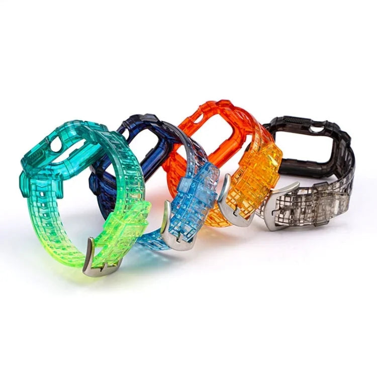 Dây ốp TPU tích hợp chuyển màu cho Apple Watch Series 9 / 8 / 7 45mm / 6 / 5 / 4 / Watch SE 44mm / Watch 42mm, cho Apple Watch Series 9 / 8 / 7 45mm / 6 / 5 / 4 / Watch SE 44mm / Watch 42mm