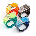 Dây ốp TPU tích hợp chuyển màu cho Apple Watch Series 9 / 8 / 7 45mm / 6 / 5 / 4 / Watch SE 44mm / Watch 42mm, cho Apple Watch Series 9 / 8 / 7 45mm / 6 / 5 / 4 / Watch SE 44mm / Watch 42mm